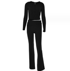 Co-ord set Dames Hoodie Rits Lange Broek Sportief