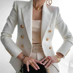 Blazer Dames Dubbelgeknoopt met Gouden Knopen | Modern - Miss Madera