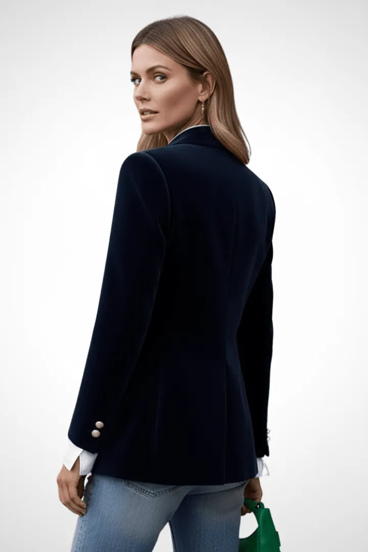 Blazer Dames Getailleerd Revers Klassiek – Kantoor | Miss Madera - Miss Madera MIS-1YCEP9