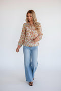 Bloemenprint Blouse Dames | Strik Relaxed Lichtgewicht - Miss Madera