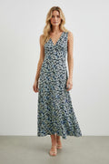 Bloemenprint Midi Jurk Dames | Empire Taille A - lijn - Miss Madera