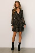 Bloemenprint Mini Jurk Dames | Ruffle Mouwen A - lijn - Miss Madera