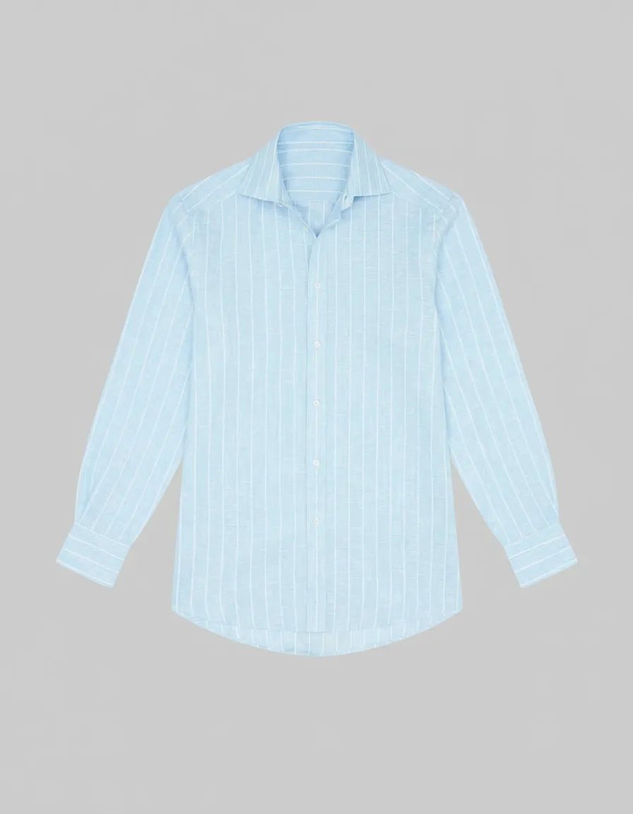 Blouse Linnenmix Gestreept patroon Dames - Miss Madera