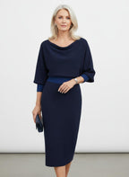 Bodycon Midi - jurk Dames - Getextureerd Fijngebreid - Miss Madera