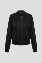 Bomberjas Dames Geribbelde Boorden Rits – Herfst | Miss Madera - Miss Madera MIS-9ZR7FR