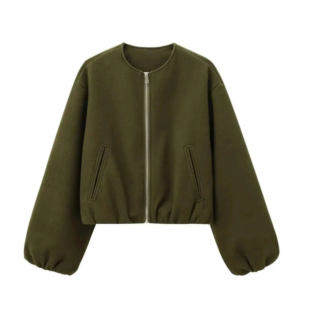 Bomberjas Dames | Lichtgewicht Ritssluiting Casual - Miss Madera