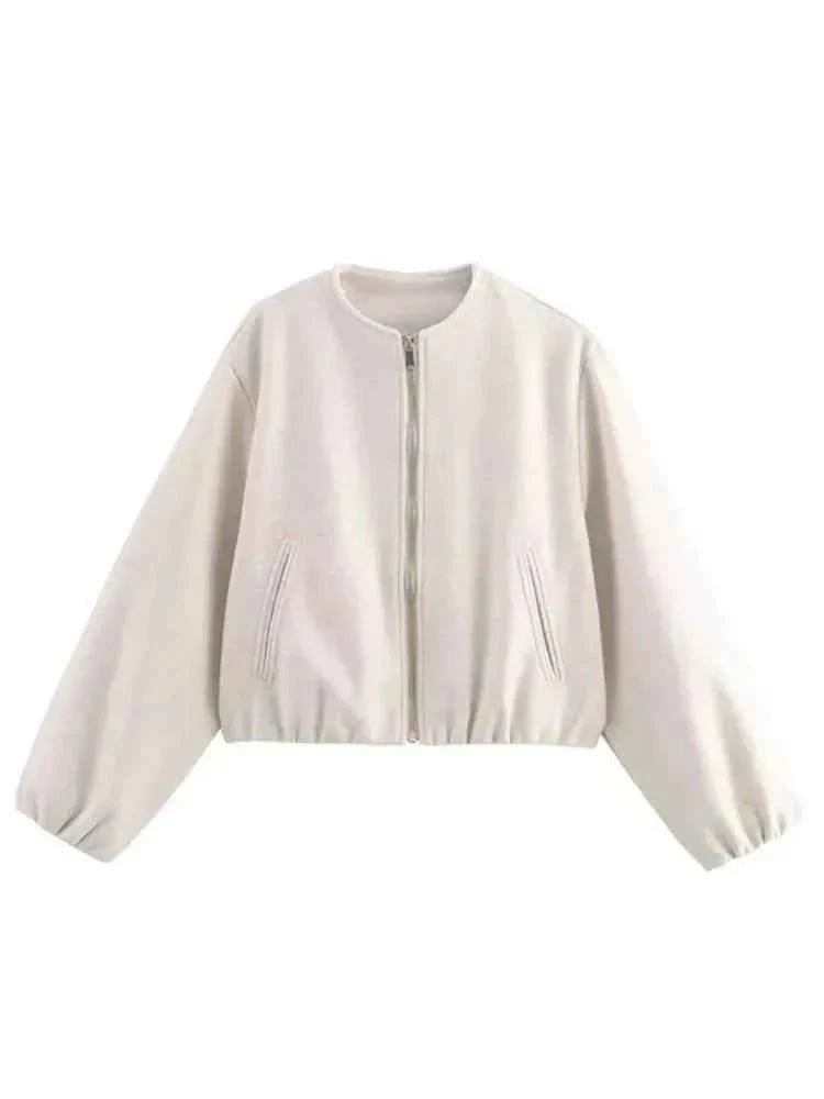 Bomberjas Dames | Lichtgewicht Ritssluiting Casual - Miss Madera