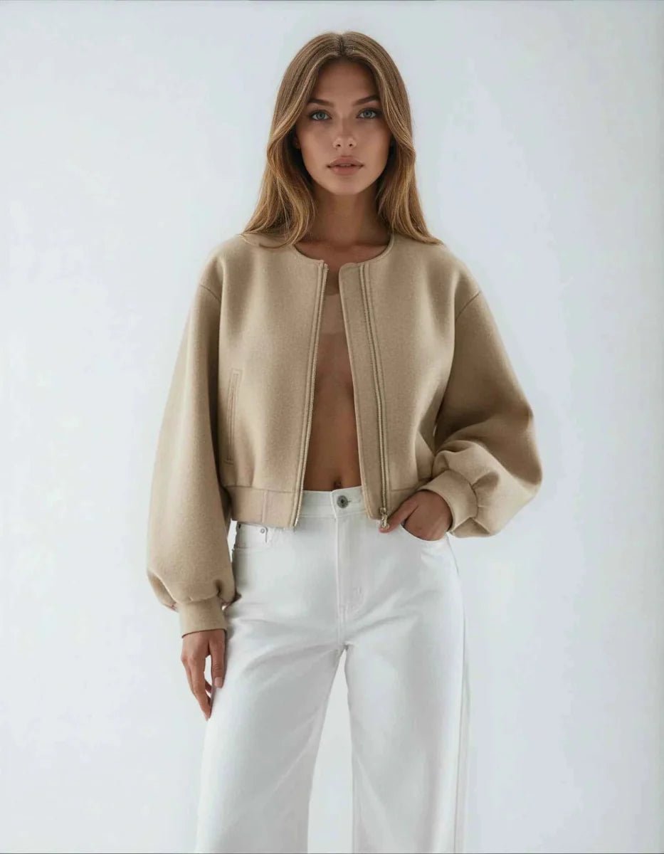 Bomberjas Dames | Lichtgewicht Ritssluiting Casual - Miss Madera
