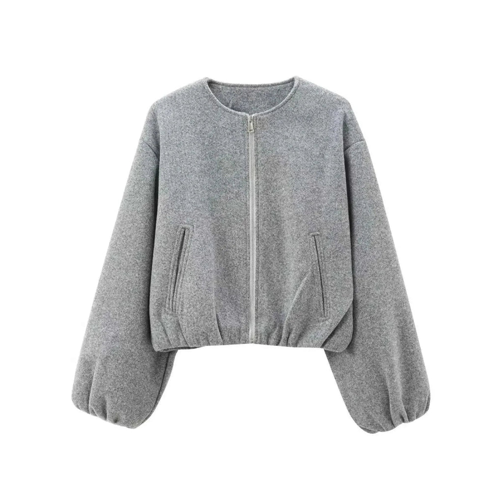 Bomberjas Dames | Lichtgewicht Ritssluiting Casual - Miss Madera