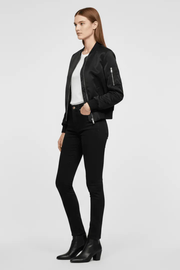 Bomberjas Dames Relaxed Fit Rits Zakken – Casual | Miss Madera - Miss Madera MIS-5YXUVD