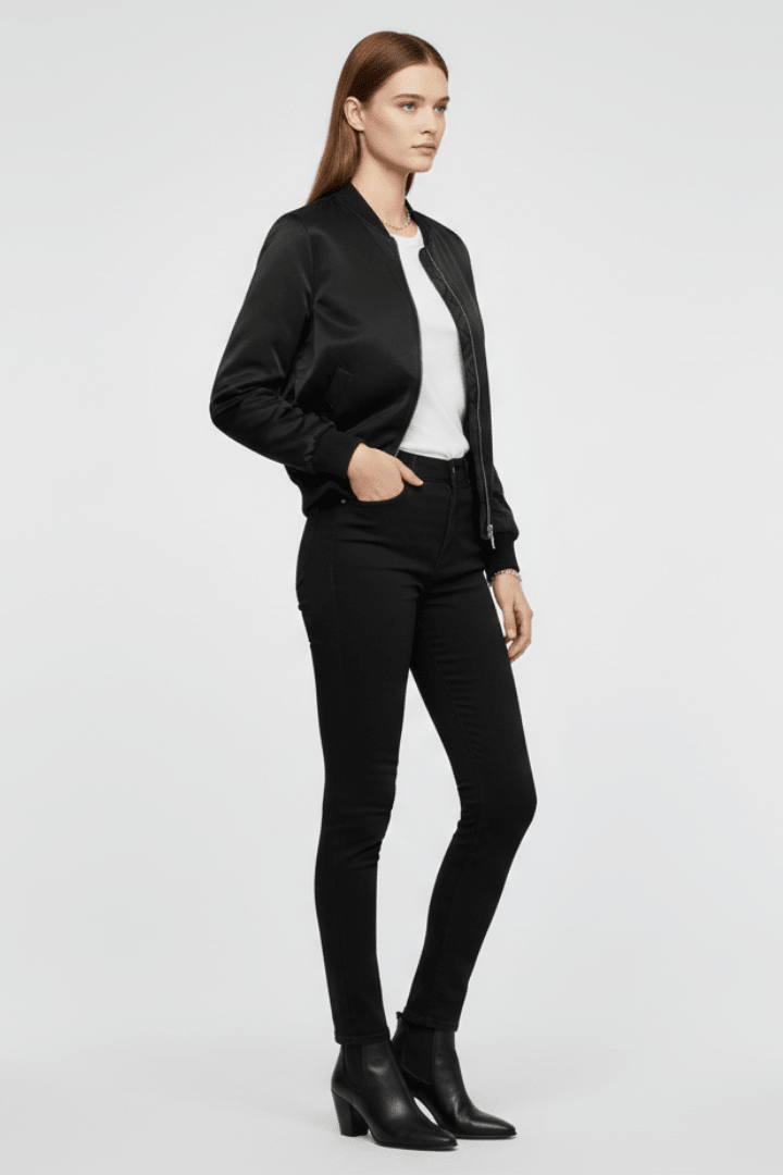 Bomberjas Dames Relaxed Fit Rits Zakken – Casual | Miss Madera - Miss Madera MIS-5YXUVD
