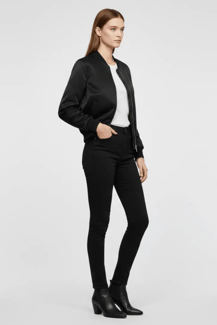 Bomberjas Dames Relaxed Fit Rits Zakken – Casual | Miss Madera - Miss Madera MIS-5YXUVD
