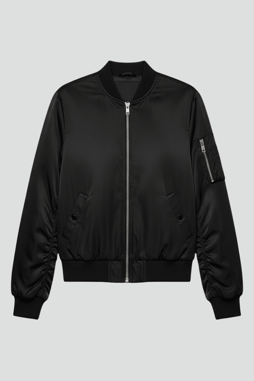 Bomberjas Dames Relaxed Fit Rits Zakken – Casual | Miss Madera - Miss Madera MIS-5YXUVD