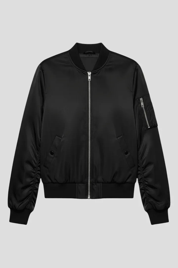 Bomberjas Dames Relaxed Fit Rits Zakken – Casual | Miss Madera - Miss Madera MIS-5YXUVD