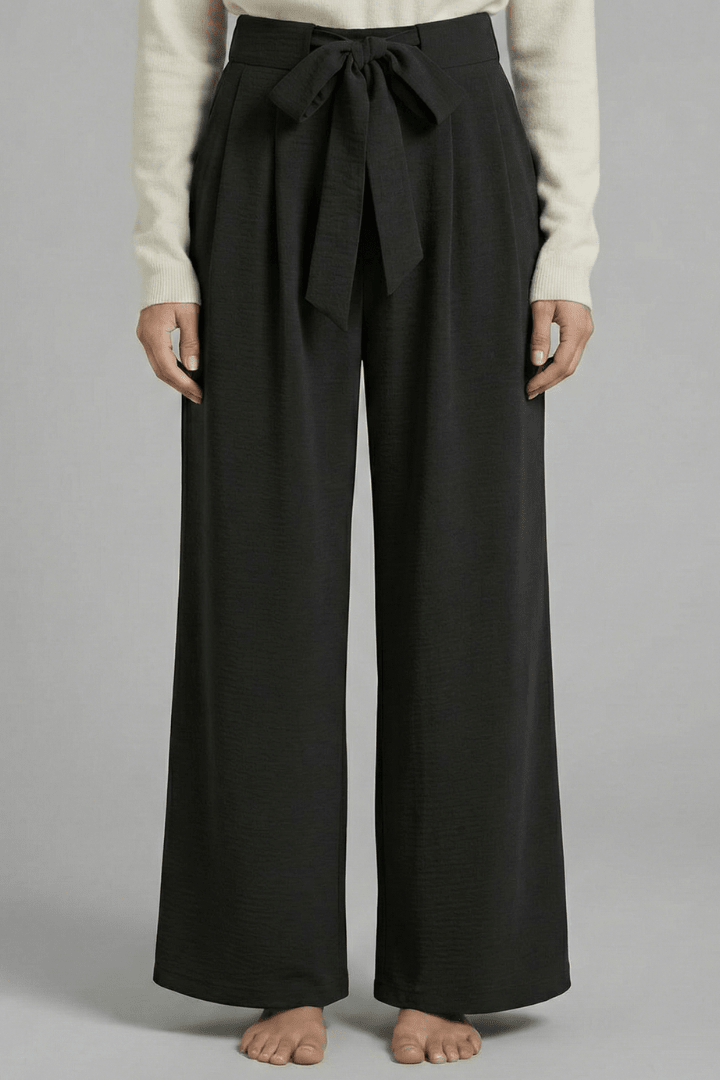 Broek Dames Palazzo Wijde Pijpen Hoge Taille – Casual | Miss Madera - Miss Madera MIS-6HVFUS