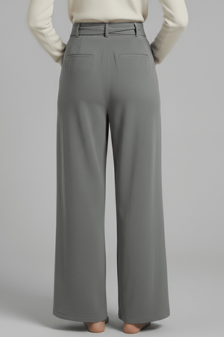 Broek Dames Palazzo Wijde Pijpen Hoge Taille – Casual | Miss Madera - Miss Madera MIS-ZJZZGT