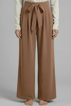 Broek Dames Palazzo Wijde Pijpen Hoge Taille – Casual | Miss Madera - Miss Madera MIS-XQTM54