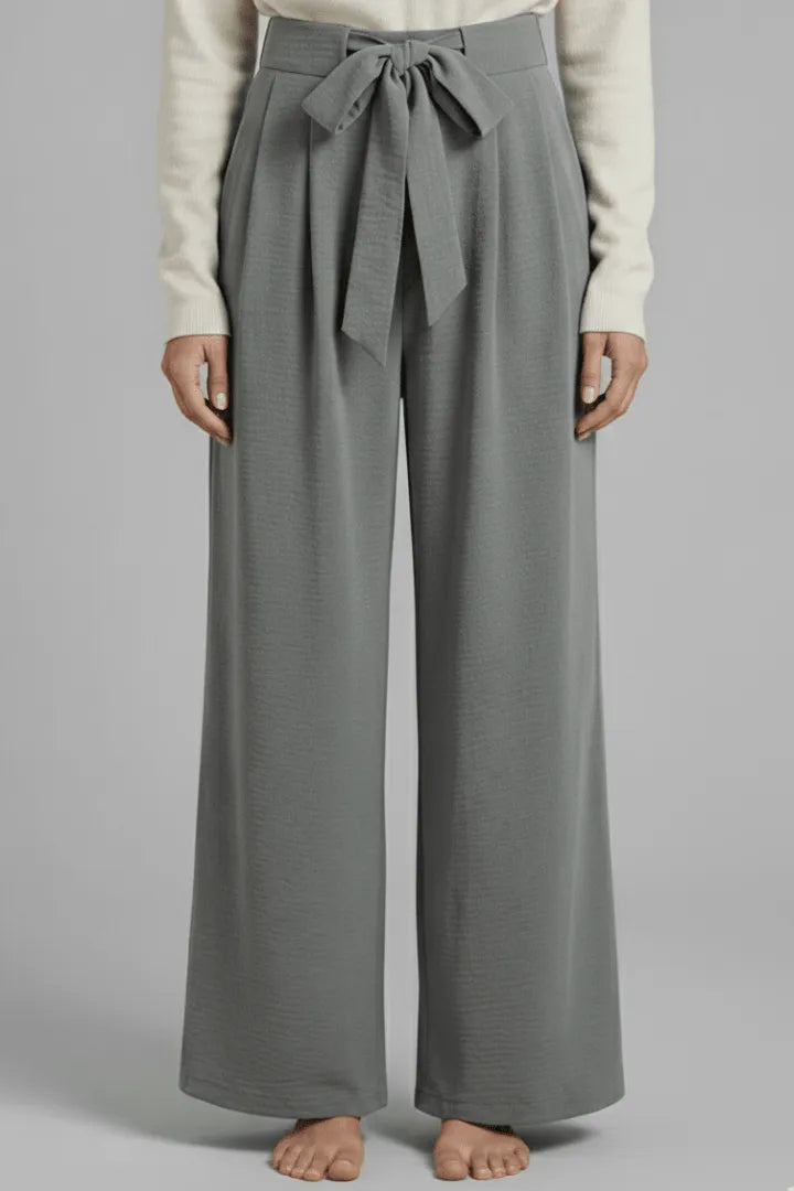 Broek Dames Palazzo Wijde Pijpen Hoge Taille – Casual | Miss Madera - Miss Madera MIS-ZJZZGT