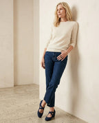 Casual loafers Blauwe Suède - Miss Madera