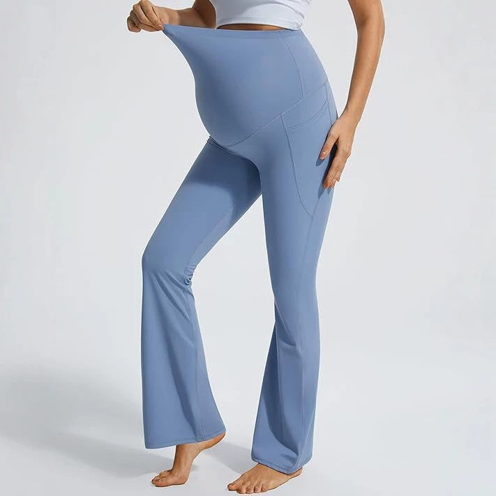 zwangerschapsbroek Dames Hoge Taille Bootcut Slim-fit