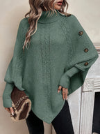 Jas Dames Cape-stijl Vleermuismouw Revers Midi