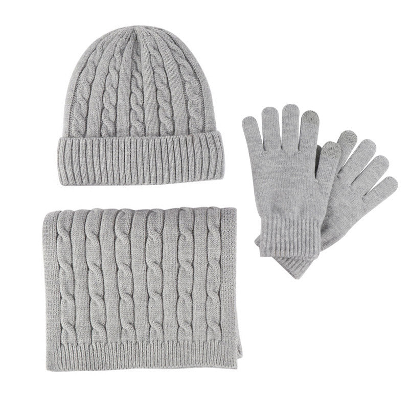 Winterset Dames Muts, Sjaal en Handschoenen