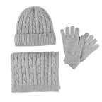 Winterset Dames Muts, Sjaal en Handschoenen