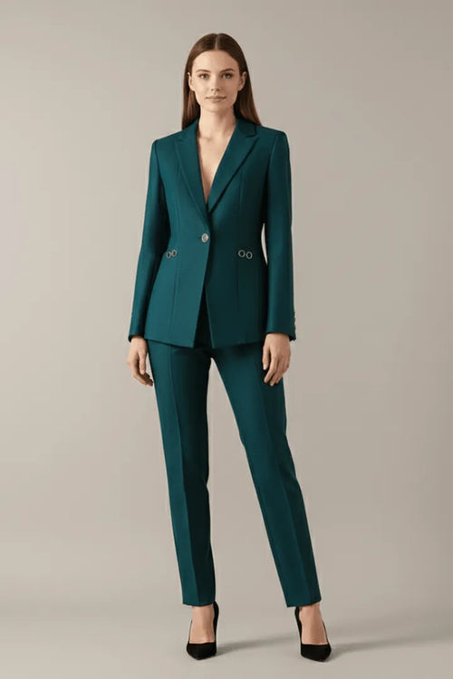Co-ord Set Dames Blazer & Rechte Broek – Kantoor | Miss Madera - Miss Madera MIS-0NSAWF