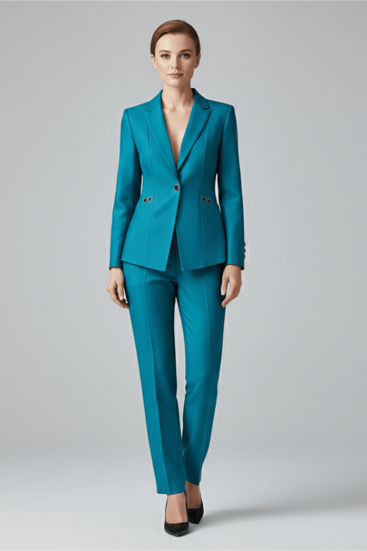 Co-ord Set Dames Blazer & Rechte Broek – Kantoor | Miss Madera - Miss Madera MIS-N8PXBK