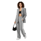 Co-ord Set Dames Gestreept Katoen – Athleisure | Miss Madera - Miss Madera MIS-L66LCX
