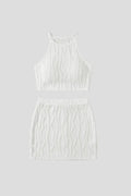 Co-ord Set Dames Halter Crop Top & Mini Rok – Zomer | Miss Madera - Miss Madera MIS-EQWAI4