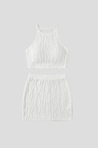 Co-ord Set Dames Halter Crop Top & Mini Rok – Zomer | Miss Madera - Miss Madera MIS-EQWAI4