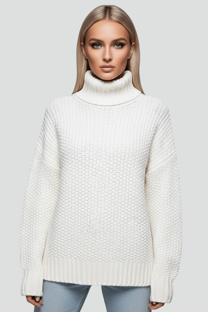 Coltrui Dames Getextureerd Relaxed Fit Gebreid – Winter | Miss Madera - Miss Madera MIS-YJ5VQW