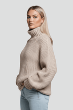 Coltrui Dames Getextureerd Relaxed Fit Gebreid – Winter | Miss Madera - Miss Madera MIS-WQTKEV