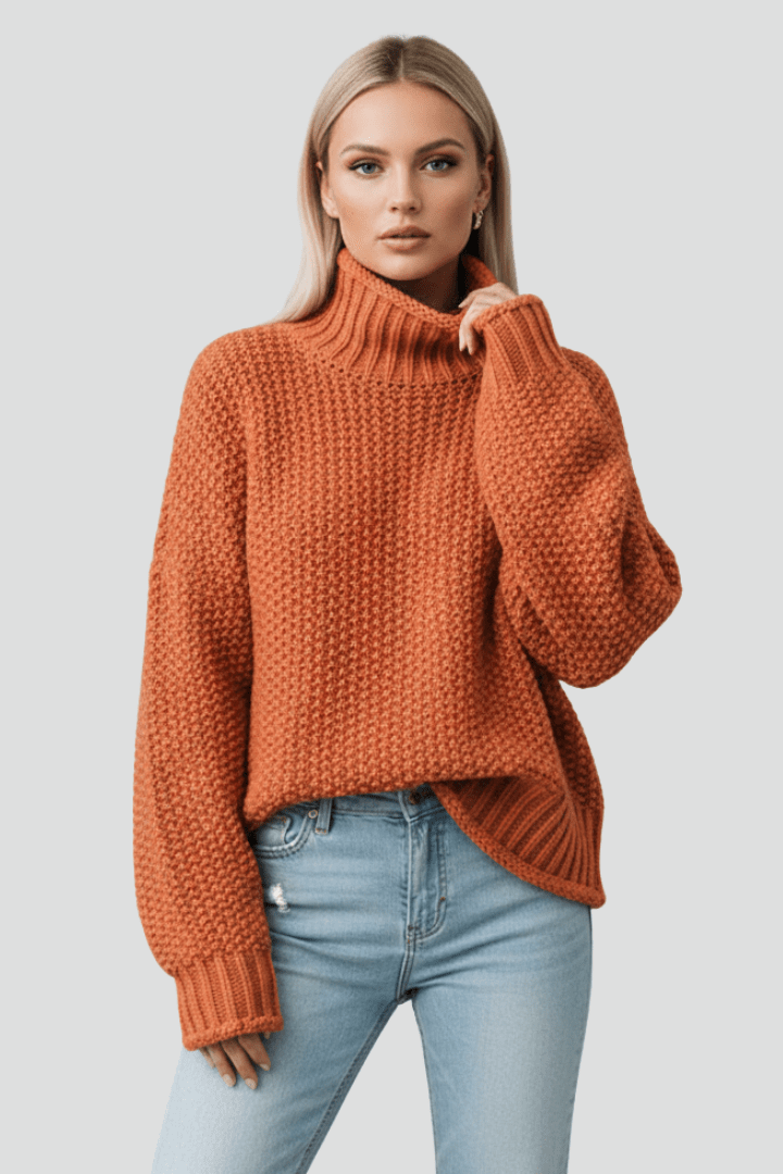 Coltrui Dames Getextureerd Relaxed Fit Gebreid – Winter | Miss Madera - Miss Madera MIS-L0PJW2