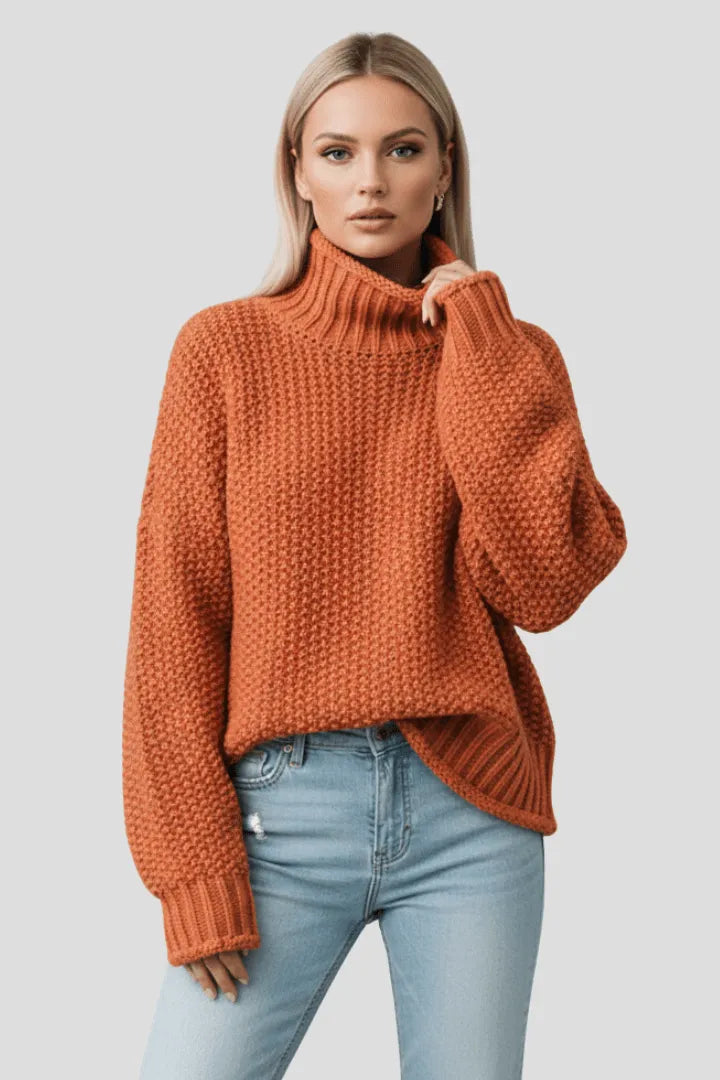 Coltrui Dames Getextureerd Relaxed Fit Gebreid – Winter | Miss Madera - Miss Madera MIS-L0PJW2