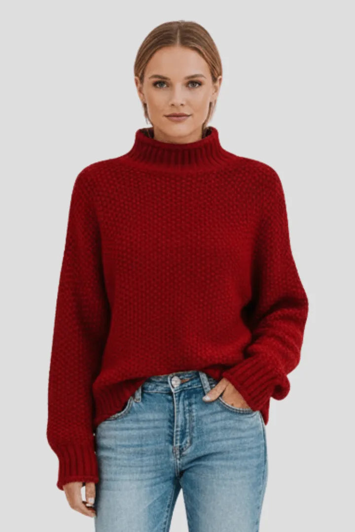 Coltrui Dames Getextureerd Relaxed Fit Gebreid – Winter | Miss Madera - Miss Madera MIS-ESRIY5