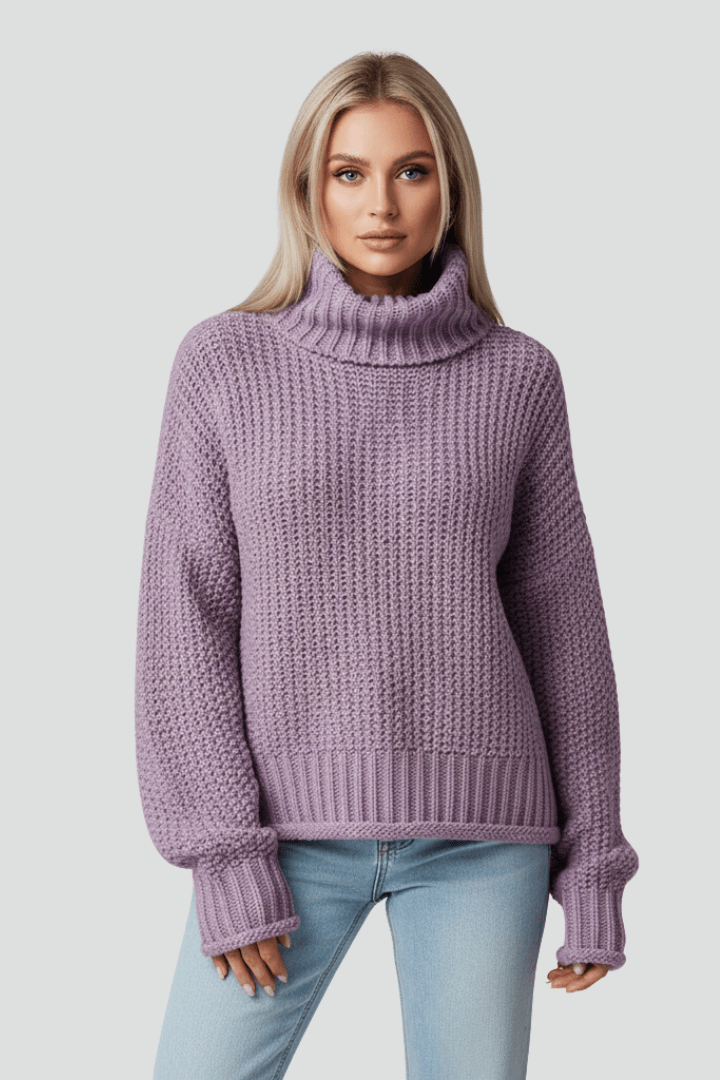 Coltrui Dames Getextureerd Relaxed Fit Gebreid – Winter | Miss Madera - Miss Madera MIS-KL9TG5