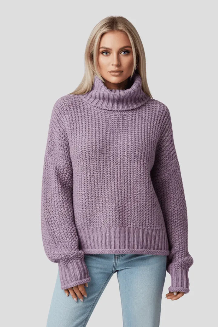 Coltrui Dames Getextureerd Relaxed Fit Gebreid – Winter | Miss Madera - Miss Madera MIS-KL9TG5