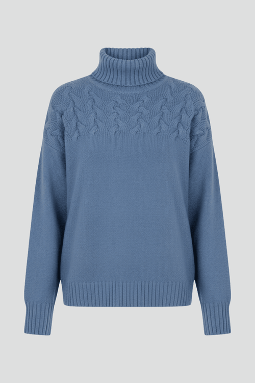 Coltrui Dames Kabelpatroon Rechte Fit Gebreid – Winter | Miss Madera - Miss Madera MIS-ENZ2NU