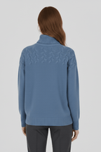 Coltrui Dames Kabelpatroon Rechte Fit Gebreid – Winter | Miss Madera - Miss Madera MIS-TGJPCK