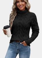 Coltrui Dames Kabelpatroon Wol Regular Fit – Winter | Miss Madera - Miss Madera MIS-MVBFVA
