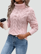 Coltrui Dames Kabelpatroon Wol Regular Fit – Winter | Miss Madera - Miss Madera MIS-VP29YP