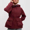 Jas Dames Capuchon Waterafstotend Loose Fit Outdoor