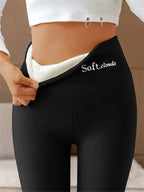 Miss | Legging Dames Fleecegevoerd Hoge Taille