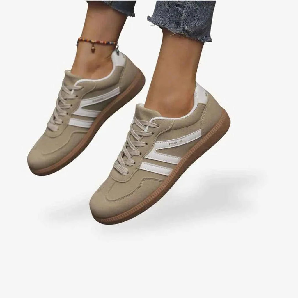 Dames Sneakers | Lichtgewicht Ademend Neutrale Tinten - Miss Madera