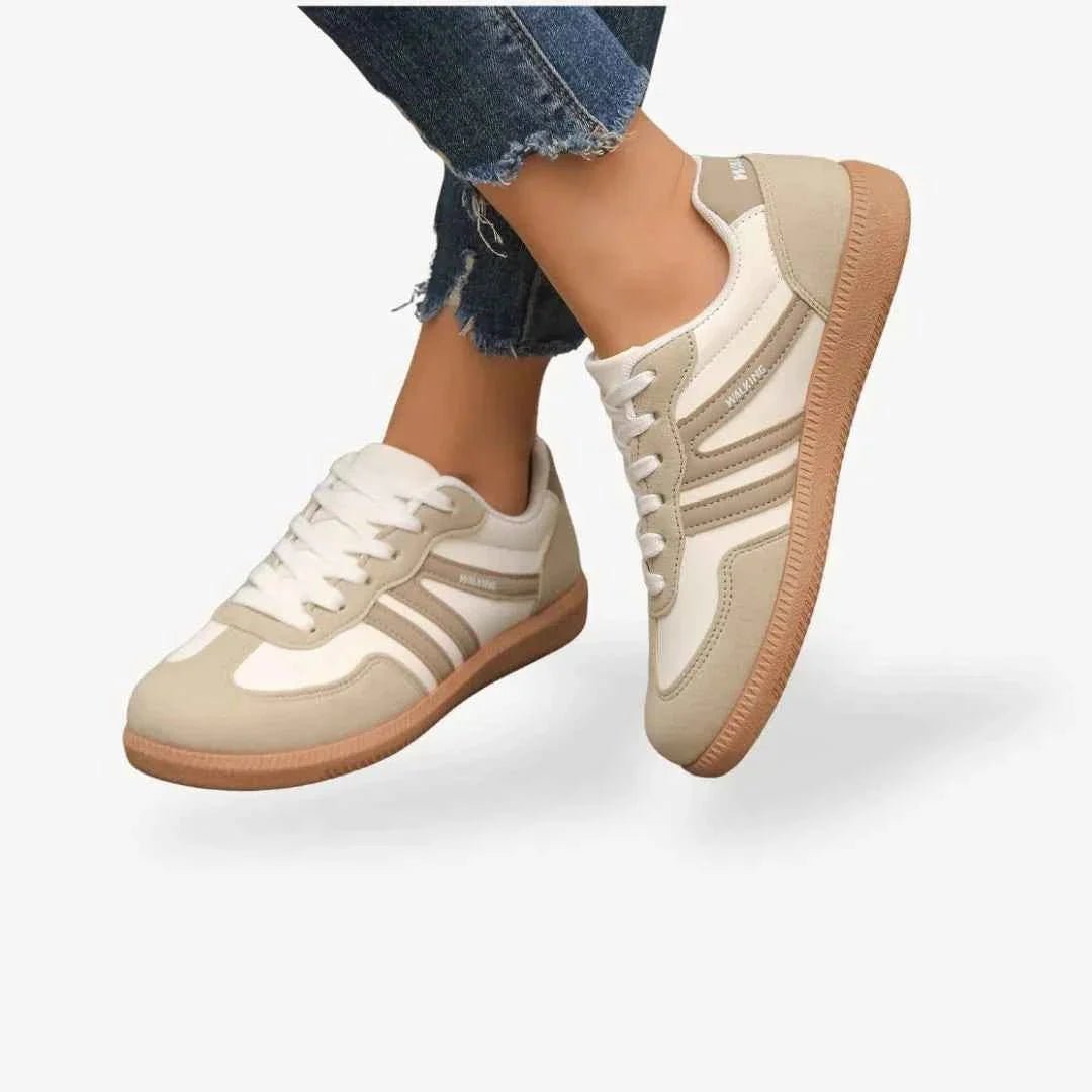 Dames Sneakers | Lichtgewicht Ademend Neutrale Tinten - Miss Madera