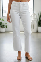 Denim Jeans Dames | Regular Fit Stretch Katoen - Miss Madera