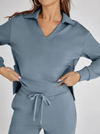 Tweedelige Set Dames Lange Mouwen Relaxed – Co-ord Set