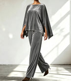 Broek Dames Lang Velvet Casual met Zakken